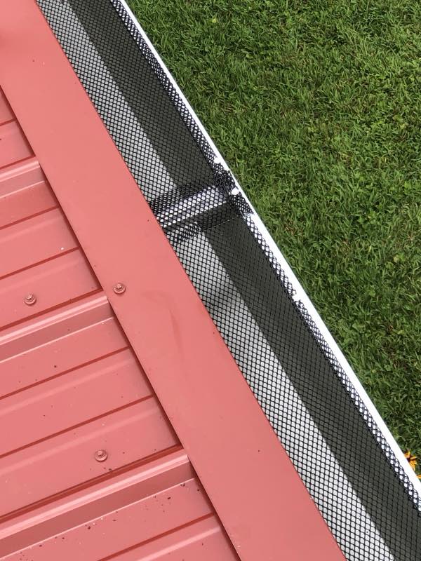 Casey&rsquo;s continuous gutters, and metal roofs. gutter work photo